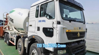 8 unit truk pengaduk beton XCMG 12m³ baru ke Albania