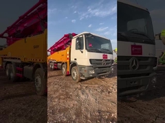 Pompa Beton yang dipasang di truk