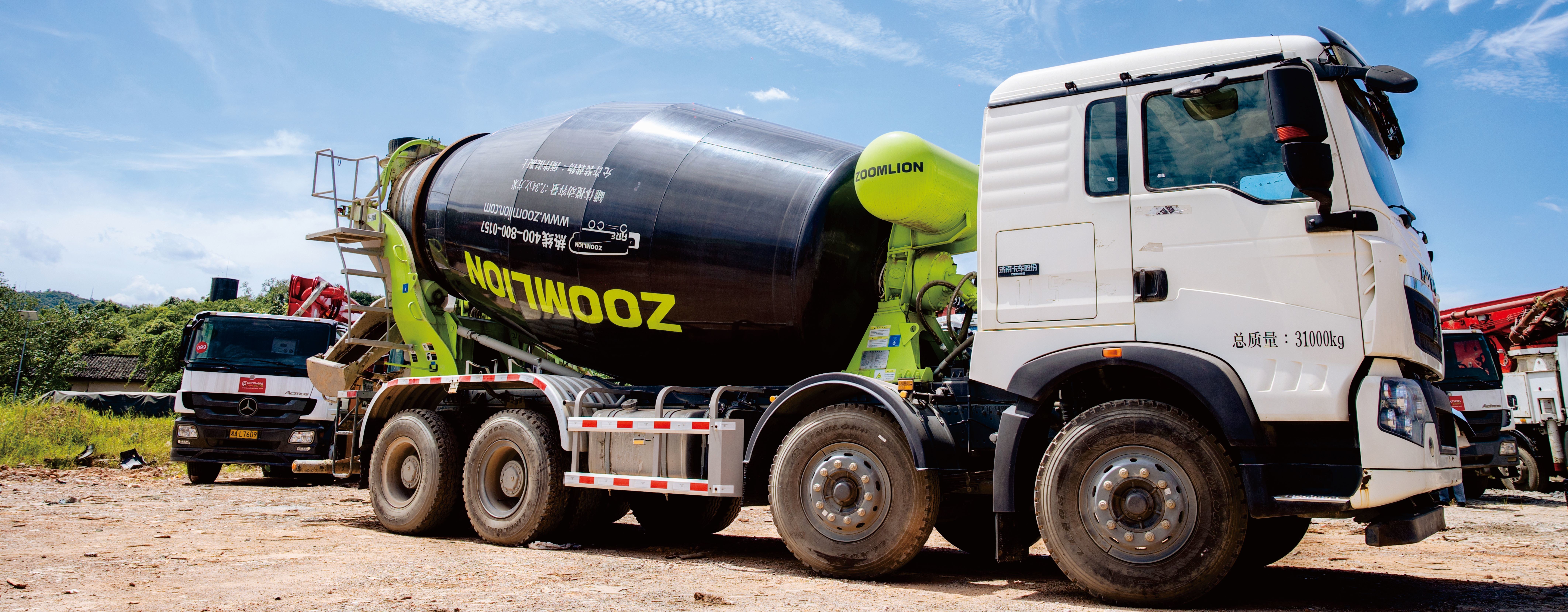 kualitas Pompa Beton yang dipasang di truk pabrik